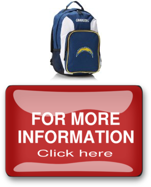 Root NFL San Diego Chargers Southpaw Backpack, Navy, Medium
