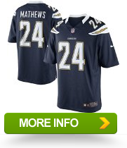 Nike NFL San Diego Chargers Ryan Matthews Youth Jersey Size XL 18/20 ZD818N1P Usa
